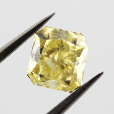 Fancy Intense Yellow, 0.50 carat, VS2