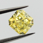 Fancy Intense Yellow, 0.61 carat, VS2
