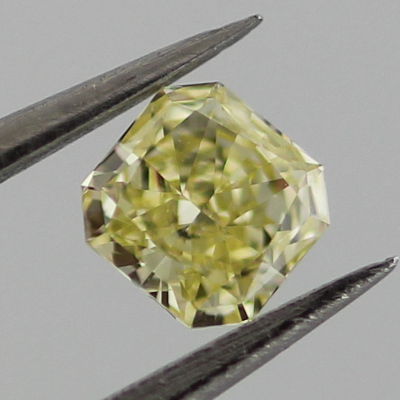 Fancy Intense Yellow Diamond, Radiant, 0.17 carat, VS2