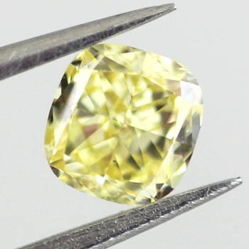 Fancy Intense Yellow, 0.51 carat, VS2