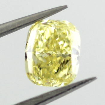 Fancy Intense Yellow, 0.54 carat, VS2