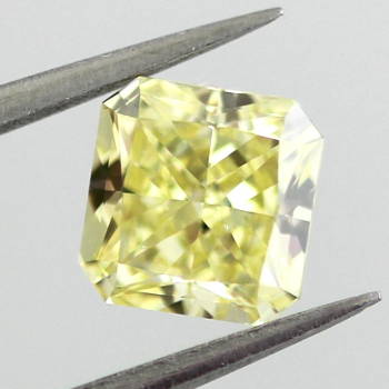 Fancy Intense Yellow, 0.92 carat, VS2