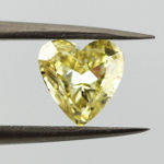 Fancy Intense Yellow Diamond, Heart, 1.02 carat, SI2 - Thumbnail