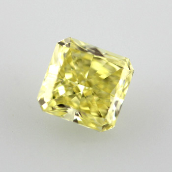 Fancy Intense Yellow Diamond, Radiant, 1.10 carat, VVS1 - B