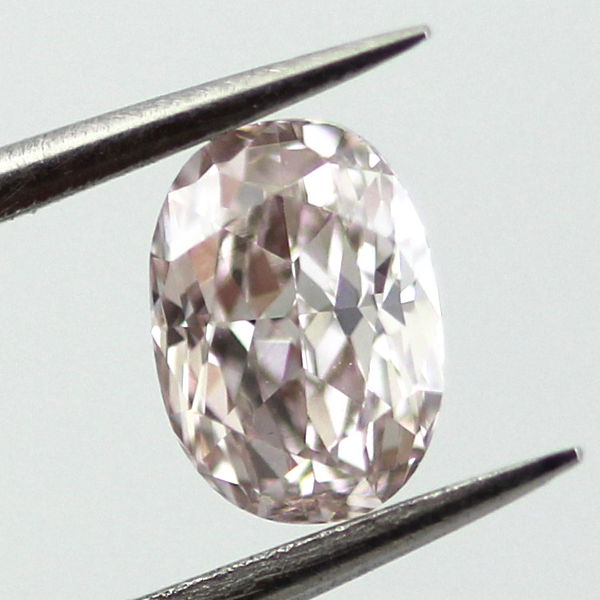 Fancy Light Brown Pink Diamond, Oval, 0.51 carat