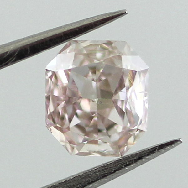 Fancy Light Brown Pink Diamond, Radiant, 0.41 carat, SI1