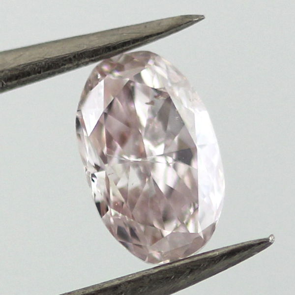 Fancy Light Brown Pink Diamond, Oval, 0.53 carat