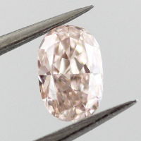 Fancy Light Brownish Pink Diamond, Oval, 0.38 carat, VVS2