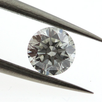 Fancy Light Gray Diamond, Round, 0.51 carat, SI1