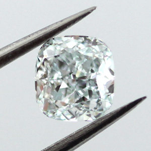 Fancy Light Greenish Blue, 0.52 carat, SI1