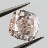 Fancy Light Orangy Pink, 0.37 carat, VS2