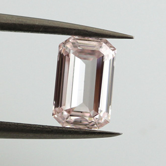 Fancy Light Pink Diamond, Emerald, 1.02 carat, VS2- C