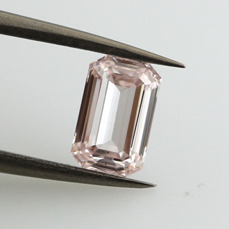 Emerald Cut Pink Diamond