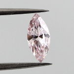 Fancy Light Pink Diamond, Marquise, 0.28 carat, VS1 - Thumbnail