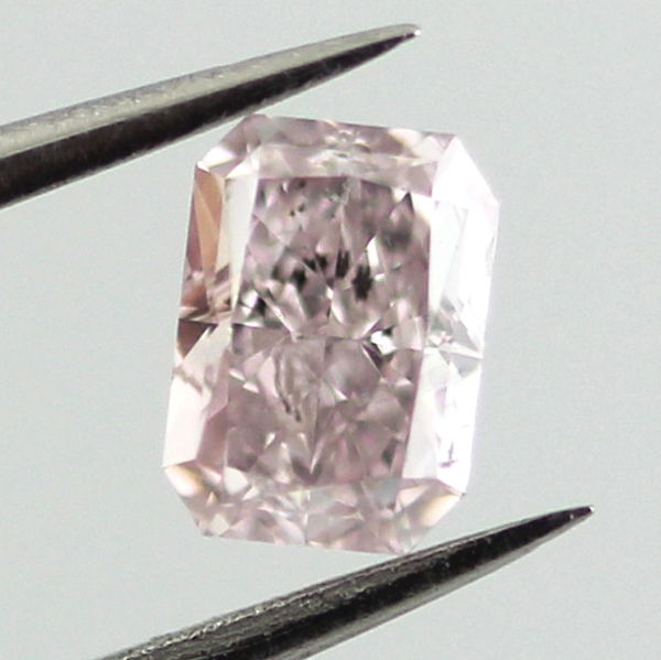 Fancy Light Pink Diamond, Radiant, 0.41 carat, SI2