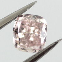 Fancy Light Pink Diamond, Cushion, 0.28 carat, SI1 - Thumbnail