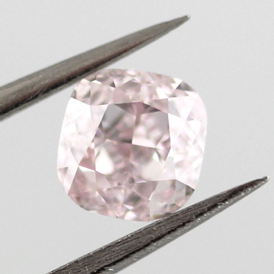 Fancy Light Pink Diamond, Cushion, 0.70 carat, SI2- C
