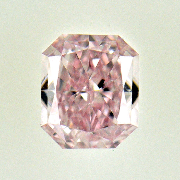 Fancy Light Pink Diamond, Radiant, 0.34 carat, SI1