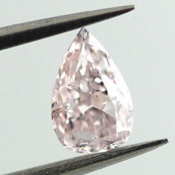 Fancy Light Pink Diamond, Pear, 0.50 carat, SI2 - Thumbnail