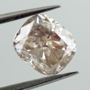 Fancy Light Pinkish Brown Diamond, Cushion, 1.01 carat - Thumbnail