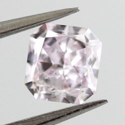 Fancy Light Pinkish Purple Diamond, Radiant, 0.55 carat, SI1 - Thumbnail