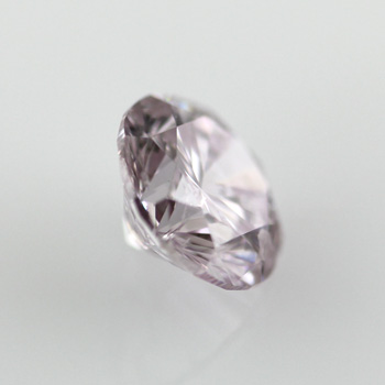 Fancy Light Purplish Pink Diamond, Round, 1.01 carat - B