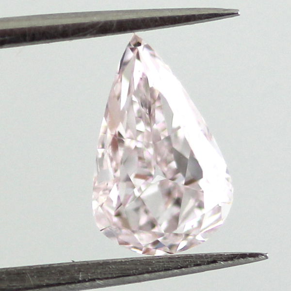 Fancy Light Purplish Pink Diamond, Pear, 0.70 carat, SI2