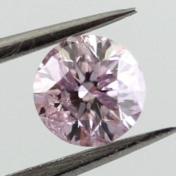 Fancy Light Purplish Pink, 0.37 carat