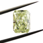 Fancy Light Yellow Green Diamond, Radiant, 1.53 carat, IF - Thumbnail