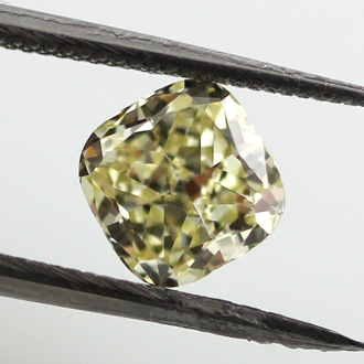 Fancy Light Yellow, 1.01 carat, SI1