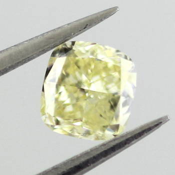 Fancy Light Yellow, 0.41 carat, SI2