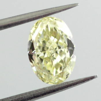 Fancy Light Yellow, 0.61 carat, VS2