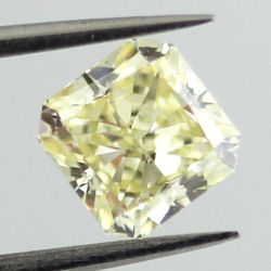 Fancy Light Yellow, 1.00 carat, SI1