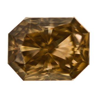 Fancy Orange Brown Diamond, Radiant, 2.10 carat, SI2