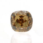 Fancy Orange Brown Diamond, Cushion, 1.02 carat, I1 - Thumbnail