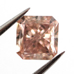 Fancy Orangy Pink, 0.56 carat, VS2