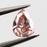 Fancy Orangy Pink, 0.09 carat