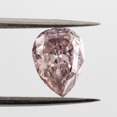 Fancy Pink Brown Diamond, Pear, 1.06 carat - B