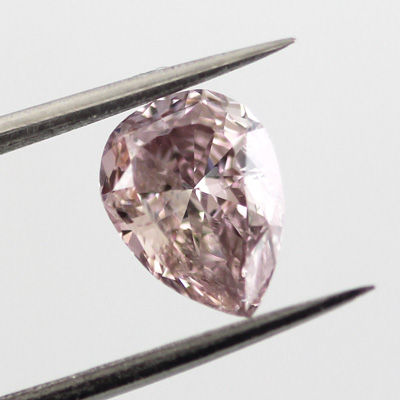 Fancy Pink Brown Diamond, Pear, 1.06 carat- C