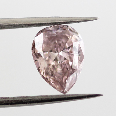Fancy Pink Brown Diamond, Pear, 1.06 carat