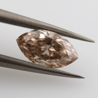 Fancy Pink Brown Diamond, Marquise, 1.21 carat - B