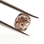 Fancy Pink Brown Diamond, Cushion, 0.81 carat - Thumbnail