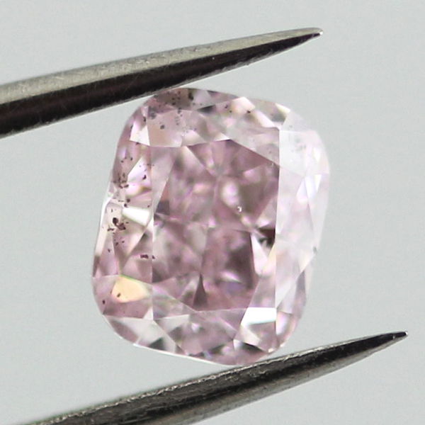 Fancy Pink Purple Diamond, Cushion, 0.53 carat, SI2