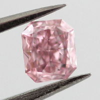 Fancy Pink Diamond, Radiant, 0.14 carat - Thumbnail