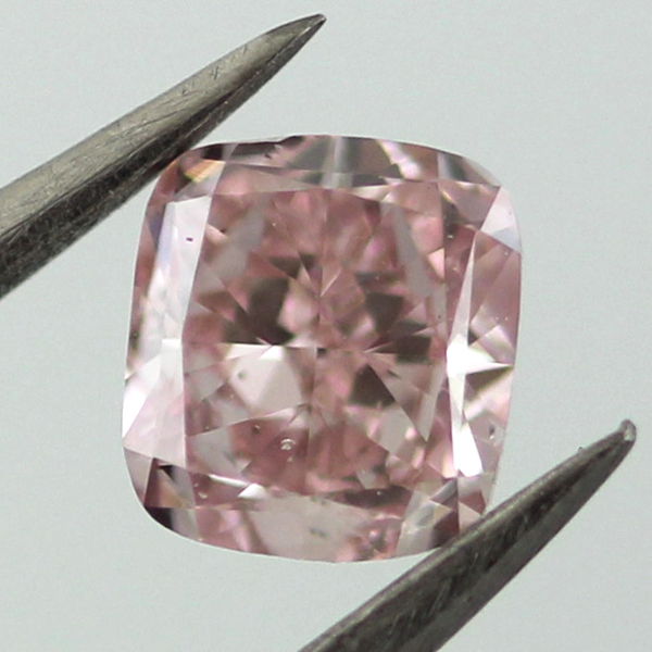 Fancy Pink Diamond, Cushion, 0.46 carat, SI2- C