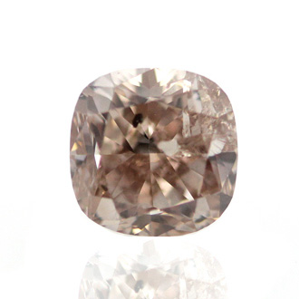 Fancy Pinkish Brown Diamond, Cushion, 1.10 carat