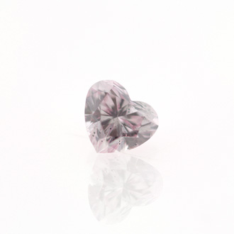 Fancy Purple Pink Argyle Diamond, Heart, 0.19 carat, SI2 - B
