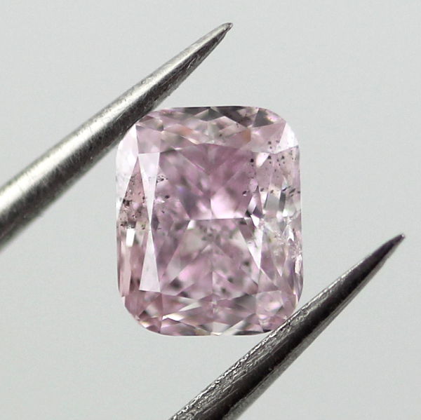 Fancy Purple Pink Diamond, Cushion, 0.54 carat, I1- C