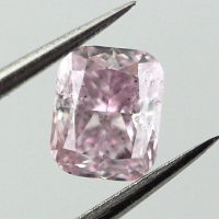 Fancy Purple Pink Diamond, Cushion, 0.54 carat, I1 - Thumbnail