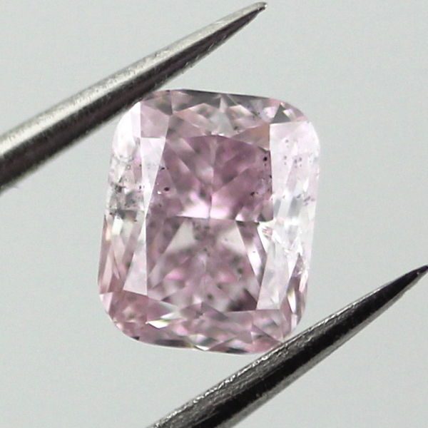 Fancy Purple Pink Diamond, Cushion, 0.54 carat, I1